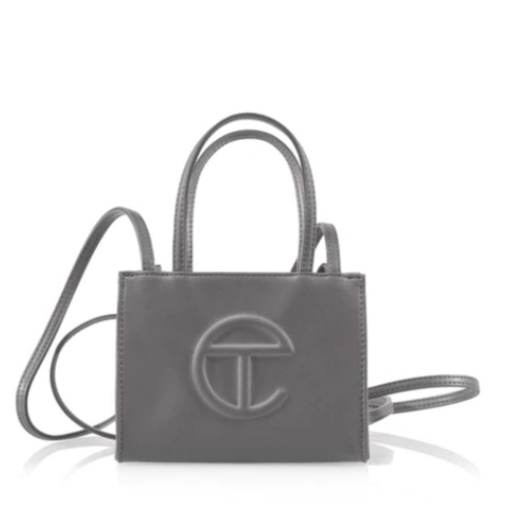 TELFAR small grey shopping bag
